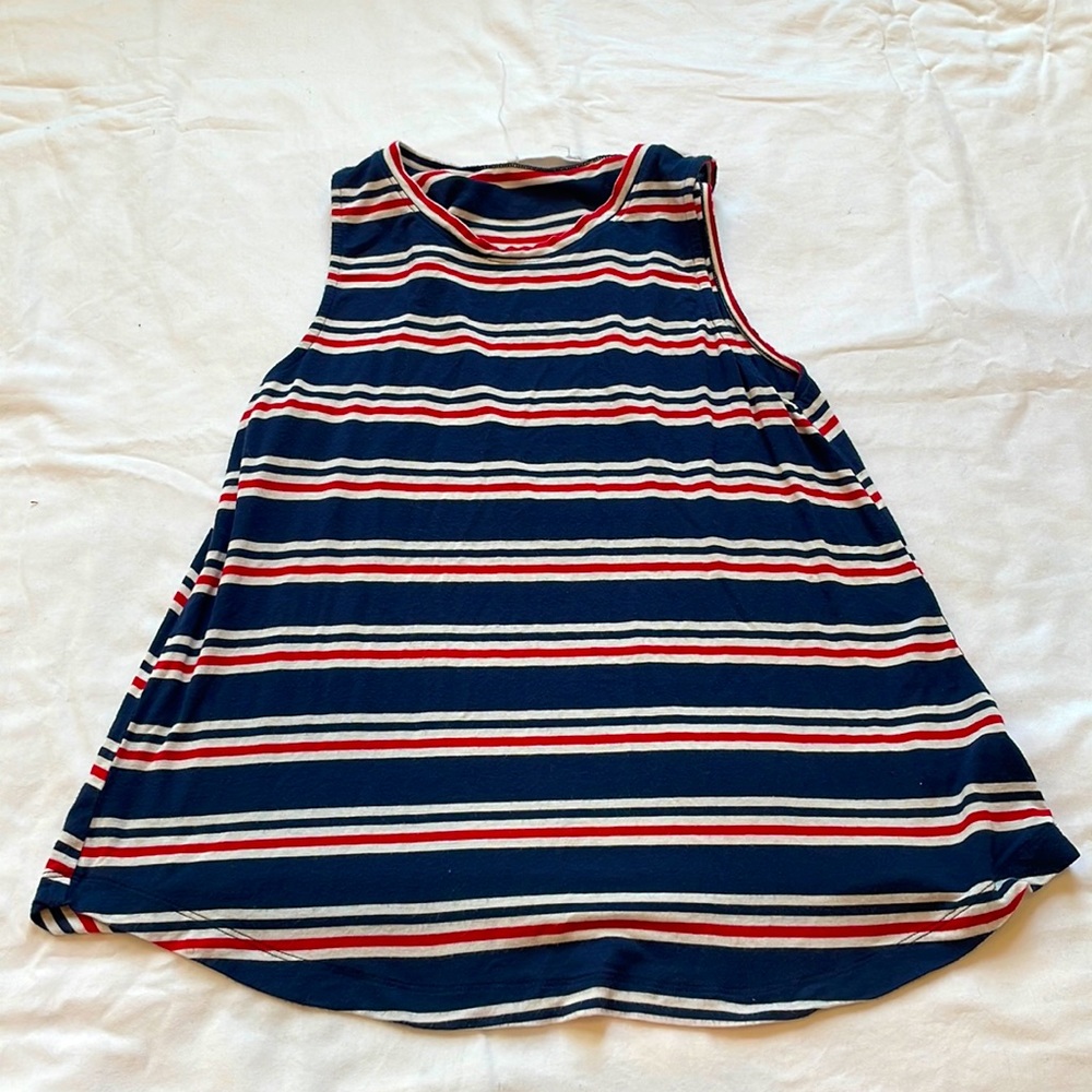 striped tank top, size small